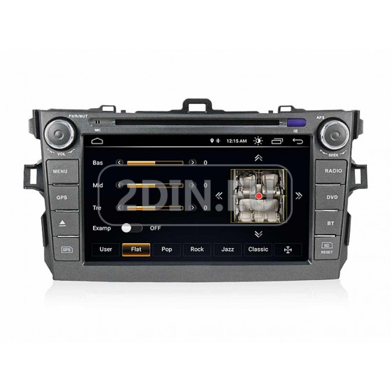 TOYOTA Corolla - МУЛТИМЕДИЯ / Навигация Android DVD + DSP + CarPlay